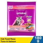 whiskas junior cat food tuna 180g
